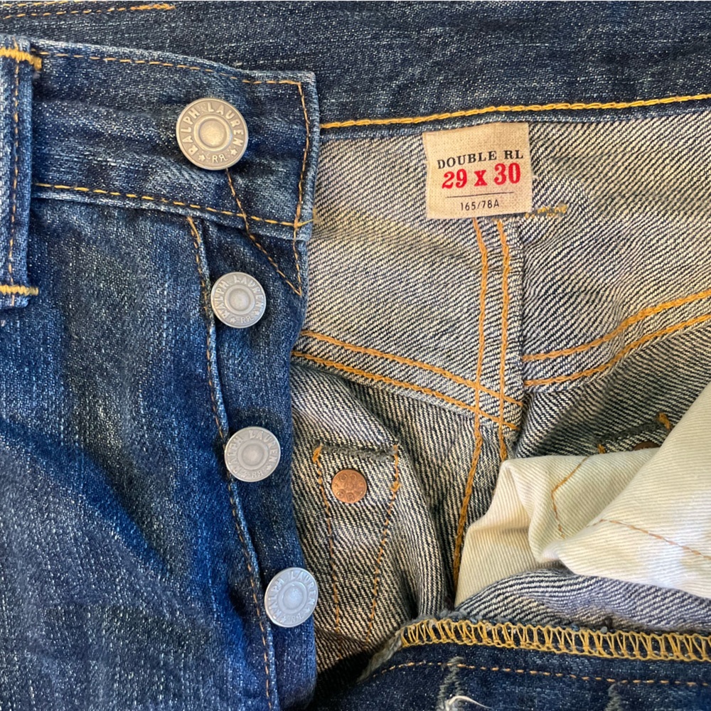 RRL Eastridge Selvedge slim fit denim 29 x 30 NWOT